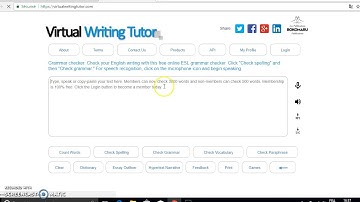 How to use Virtual Writing Tutor