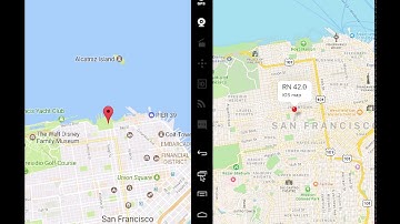 React Native Mapview component for iOS + Android (demo)