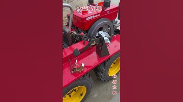 #Multi-function rotary tiller#Four-wheel drive small four-wheel micro-tillage machine#Garlic puncher