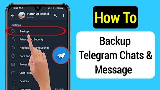 How To Backup Telegram Chats and Message || Backup Data in Telegram