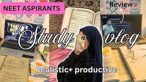 My *REALISTIC study routine ⏰| I try to be productive 🎀| NEET 2026| S Naz Vlog