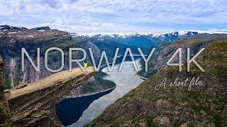 Norway 4K from Adove - (Trolltunga - Bergen - Best Viral Drone Footage)
