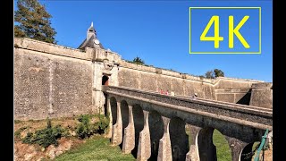 BLAYE 4K (Gironde, France) in 5 minutes. Walk inside the Citadelle. Day trip from Bordeaux.
