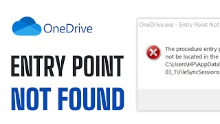 how to fix onedrive.exe entry point not found - easy guide (2024)