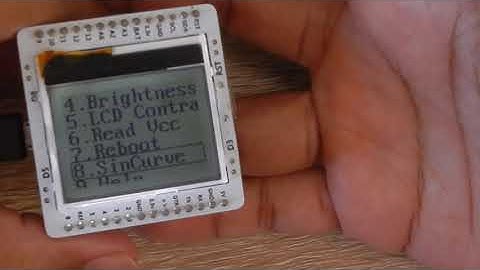 Super Simple Arduino Scrollable Menu with u8g2 library