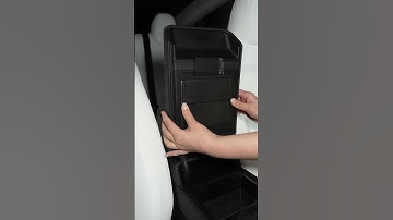 Tesla Model 3 Armrest Hidden Storage Box: The Ultimate Carbon Edition Organizer! 🚗✨