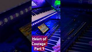 Learning Heart of Courage pt 2 on KORG Pa5x and Nautilus #korg #pa5x #nautilus #heartofcourage