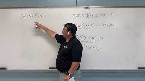 5-3 Multiplying Polynomials (MAT1033)