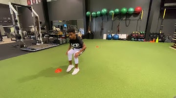 HOP Cone Speed Drill: Sprint/Backpedal