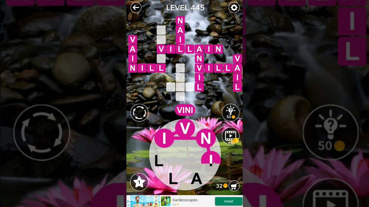 Word Crossword Search level 445