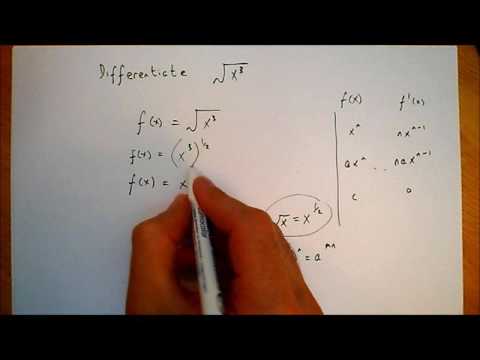 Differentiating root x^3 - YouTube