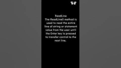ReadLine, WriteLine#csharp #console full video explanation I have mentioned in the comments section.