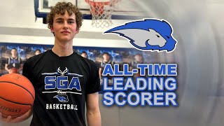 Santa Gertrudis Academy's alltime leading scorer, Kayden McClure, leads Lions to historic season