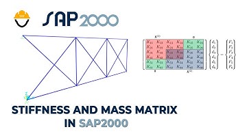 How to Export Stiffness and Mass Matrix from SAP2000