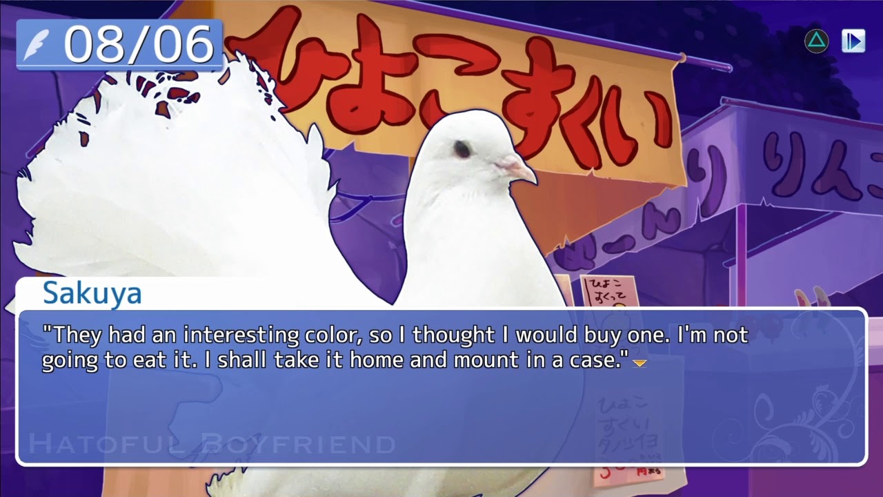hatoful boyfriend playthrough hatoful boyfriend playthrough