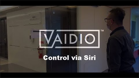 Vaidio® Intrusion Detection Activated by Siri Command