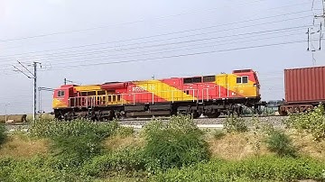 Gandhidham WDG-4G with Concor Freight skipping Marwar Jn on WDFC