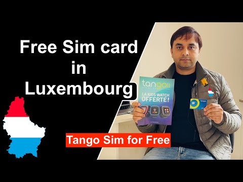 How to Free Sim card in Luxembourg | Tango Sim for Free | Free Prepaid Sim Card in Luxembourg
