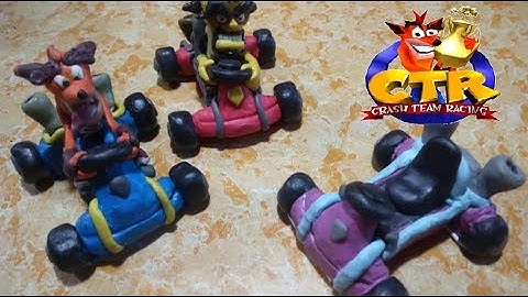 Sculpting Kart from Crash Team Racing with Modeling Toy Clay