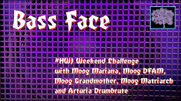 Bass Face: #HWJ Challenge with Moog Mariana, DFAM, Grandmother, Matriarch & Arturia Drumbrute