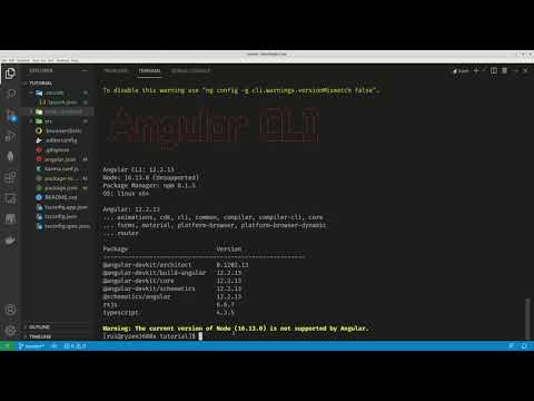 Global Angular CLI version is greater... The current version of Node is not supported by Anguar