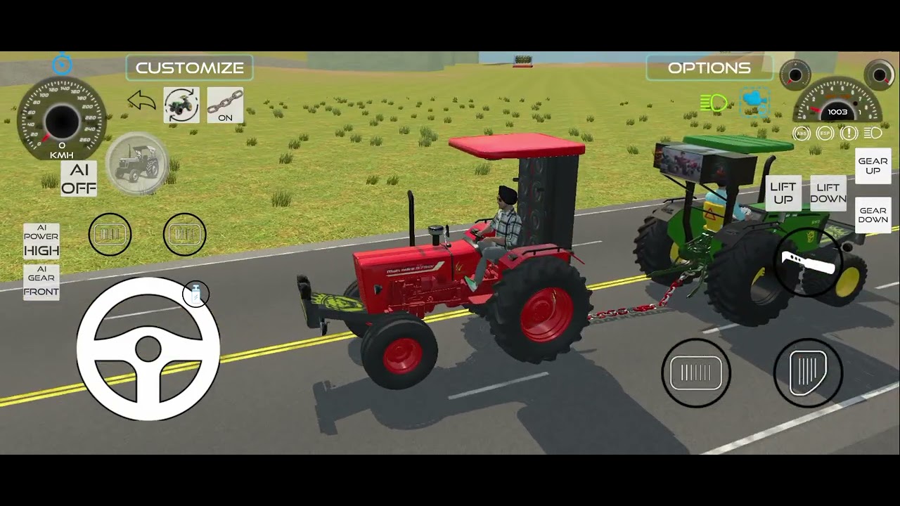 Tug of war jondear vs mahindra 585. And guys please support me 🙏🙏😭😭