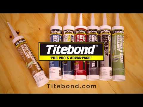 Proper Installation Using Titebond Sealants - YouTube