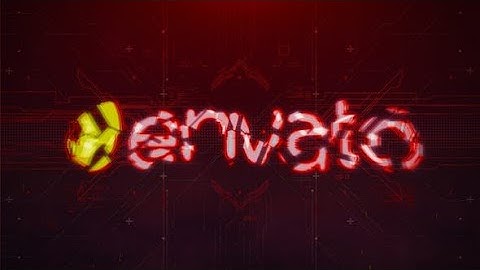 Cyberpunk Logo Reveal (After Effects template)