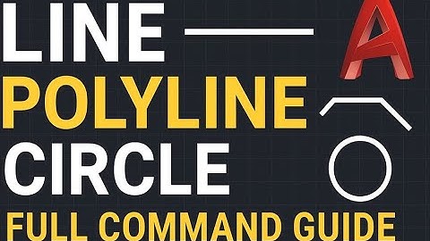 Master AutoCAD Basics: Line, Polyline & Circle Commands #AutoCAD #CivilEngineering #viralvideo