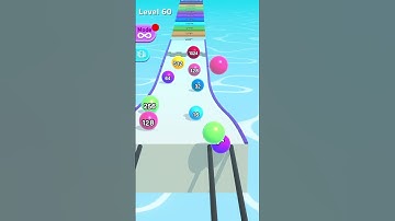 Ball Run 2048 - Gameplay Walkthrough Tutorial Levels 60 (iOS)