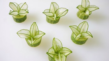 CẮT TỈA BÔNG HOA TỪ DƯA LEO