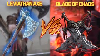 Blade of Olympus Vs Thor's Hammer and Leviathan Axe 