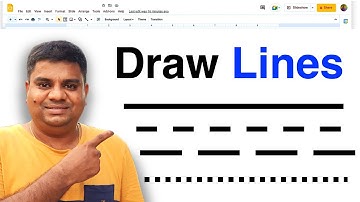 How To Draw Lines In Google Slides - [ Tutorial ]