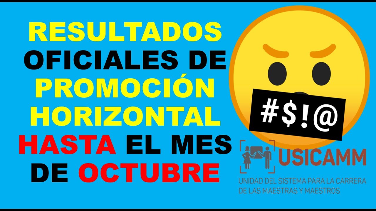 Soy Docente: RESULTADOS OFICIALES DE PROMOCIÓN HORIZONTAL HASTA EL MES DE OCTUBRE