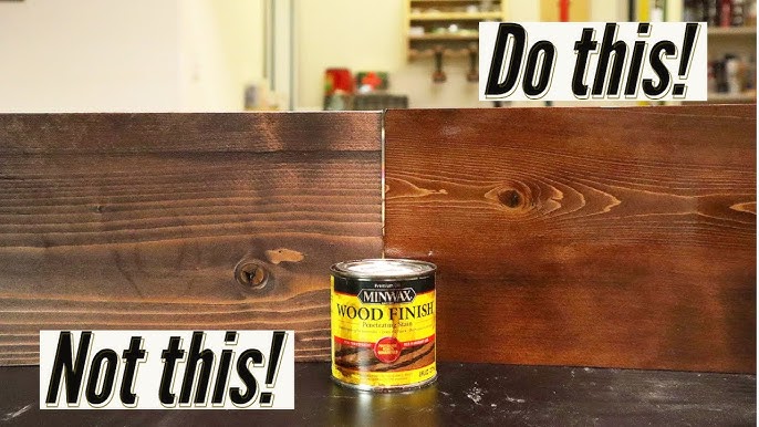 The Best Way to Apply Stain - Angela Marie Made