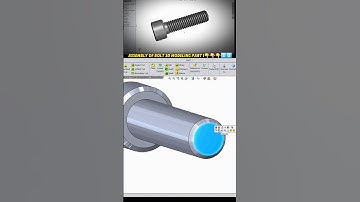Solid Works Bolt Tutorial Cad design#solidworks #ytshorts #3ddesign #cad #mechanic #viral #3d