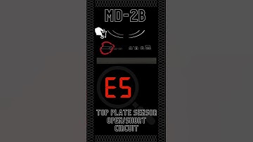 True Induction MD-2B Error Code E5 - How to fix a Top Plate Sensor open/short Circuit