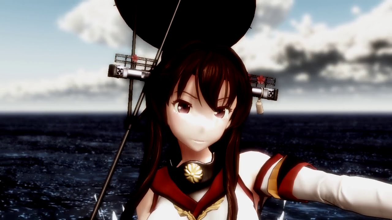 Mmd艦これ アニメ版艦これ大和出撃シーン Youtube