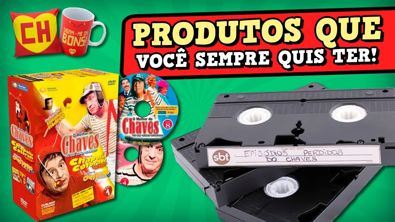 Produtos INCRÍVEIS e RAROS de CHAVES e CHAPOLIN!! #02