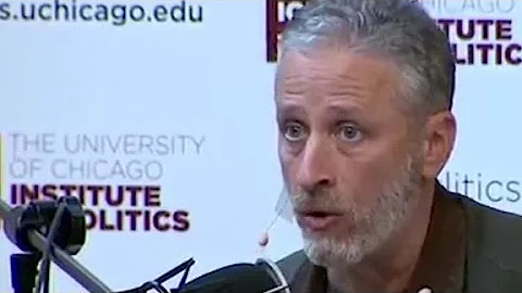 Jon Stewart says Clinton lacks 'courage of her con...