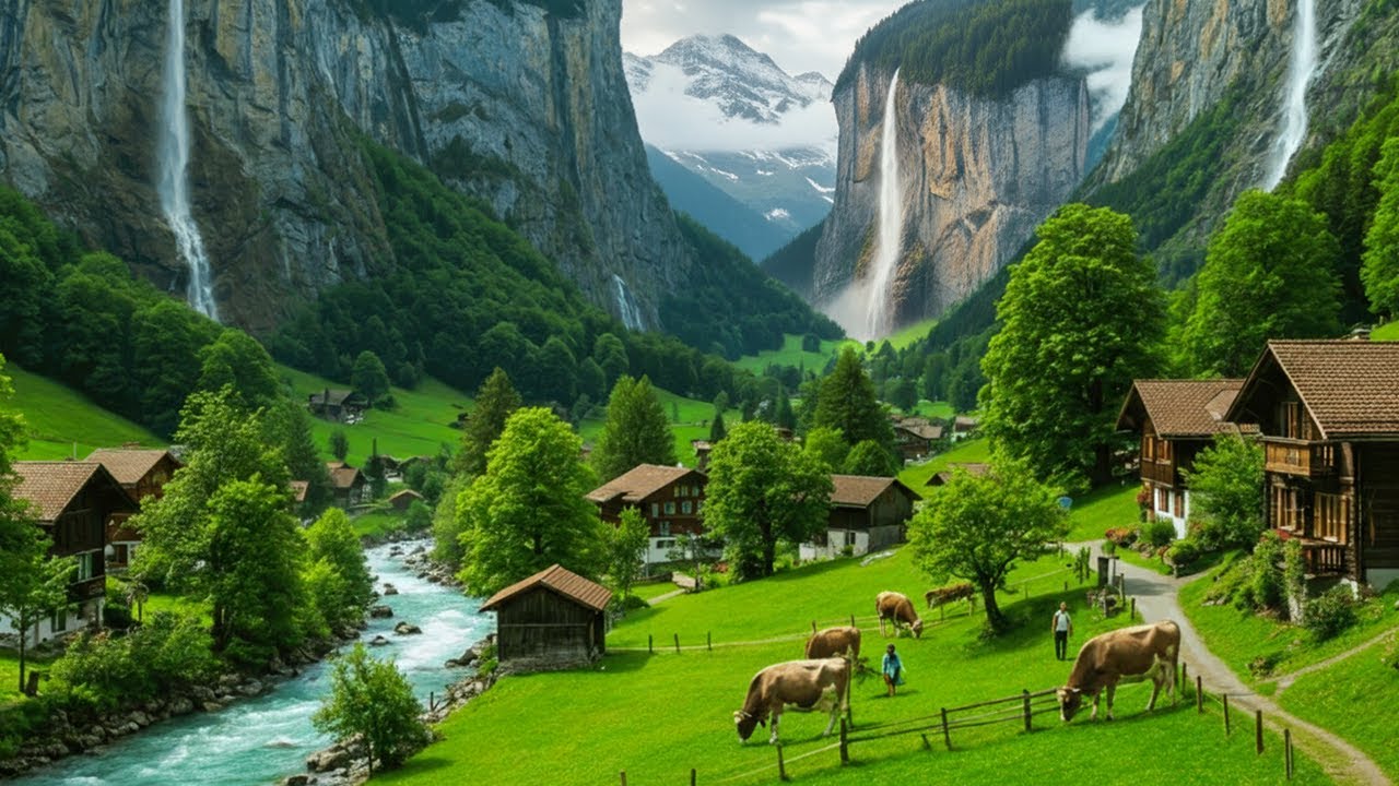 So lebt es sich im magischsten Dorf der Schweiz: Lauterbrunnen, das Verborgene Tal der Wasserfälle