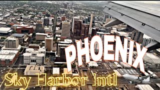 [4K] Landing at Sky Harbor Intl Airport at 6 AM - Phoenix, Arizona