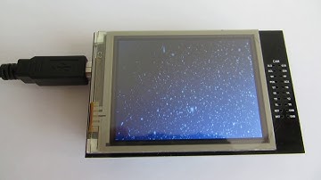Arduino 2.8" TFT shield with camera input connector