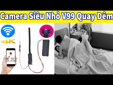 Camera Quay Lén Ngụy Trang Cúc Áo - Camera Siêu Nhỏ V99 Kết Nối Điện Thoại