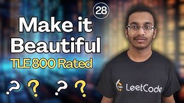 Make It Beautiful | Educational Codeforces Round 141 (Div. 2) |@TLE_Eliminators CP Sheet | 800 | Q28