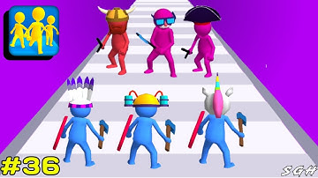 Join Clash 3D - All Levels Gameplay Walkthrough (iOS, Android) Part 36 | Level 345 - 355