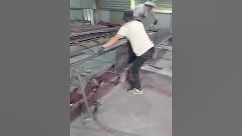 Sản xuất kết cấu thép tại xưởng sản xuất #nhà_khung_thép #nhà_lắp_ghép #nhà_đẹp #gia_re