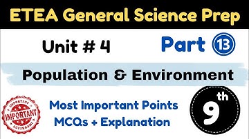 ETEA General Science Preparation Course Part 13 | Unit 4 General Science Class 9th ETEA Preparation
