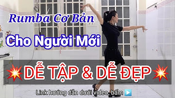 Rumba Cơ Bản (Nhạc Chuẩn) Cho Người Mới (Kết hợp cđ Tay) l Tự Học Khiêu Vũ Tại Nhà/ Online