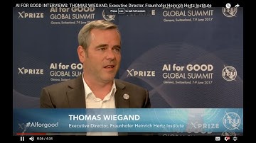 AI FOR GOOD INTERVIEWS: THOMAS WIEGAND, Executive Director, Fraunhofer Heinrich Hertz Institute